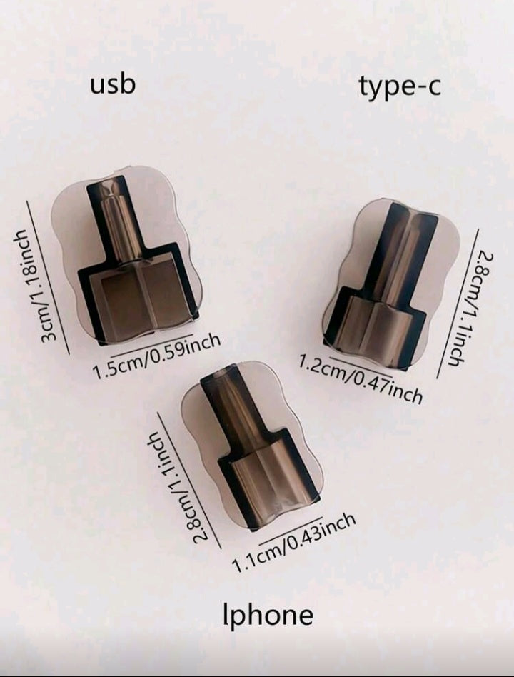 Cable protectors for micro/type-C/lighting/USB